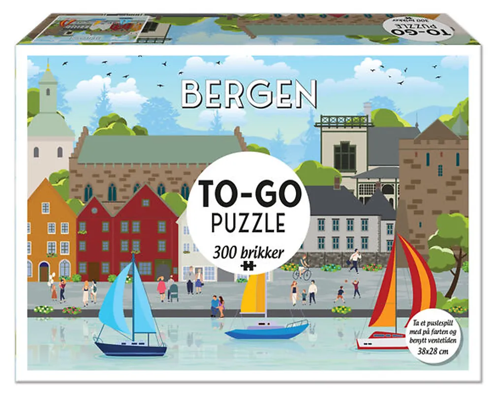 Puslespill 300 To-Go Bergen