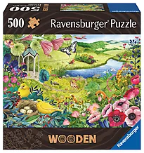 Puslespill i tre 500 Naturlig hage