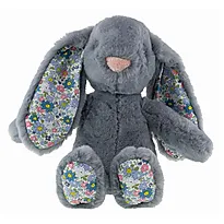 Bamse Tinka kanin blomst blå 30cm