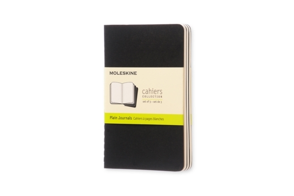 Notatbok Moleskine 3-pk myk ulinjert