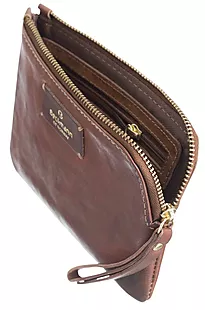 Clutch Beckmann liten cognac