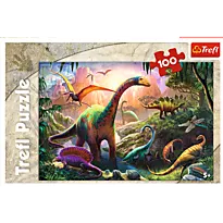 Puslespill 100 Dinosaurer