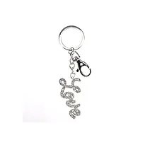 Nøkkelring bag charm love