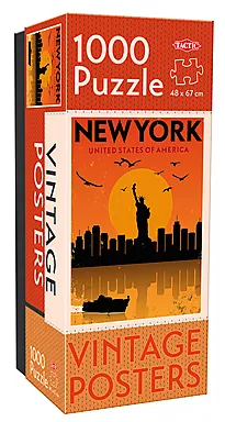 Puslespill 1000 biter vintage New York