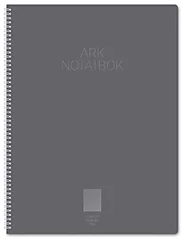 Spiralhefte ARK A4 70g 80bl ulinj m.grå
