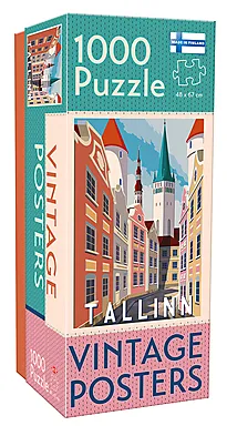 Puslespill 1000 biter vintage Tallin