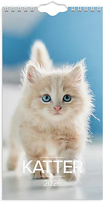 Veggkalender GRIEG 2026 Katter Mini