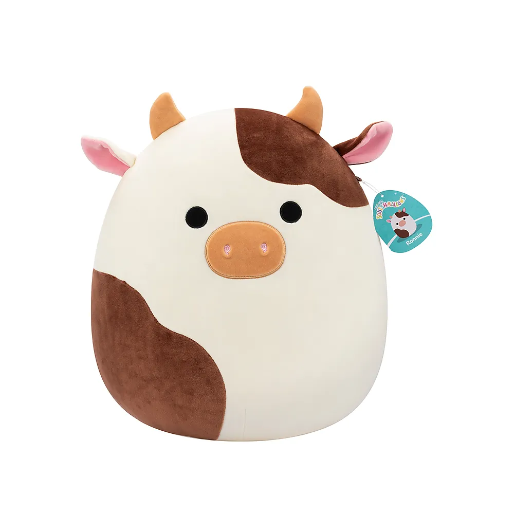 Bamse Squishmallows 40cm Ronnie Cow
