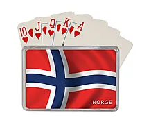 Kortstokk, norsk flagg, Norge