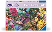 Puslespill 200 Kolibrier & sommerfugler