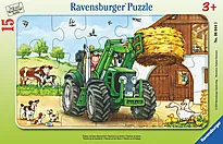 Puslespill 15 Traktor på gården