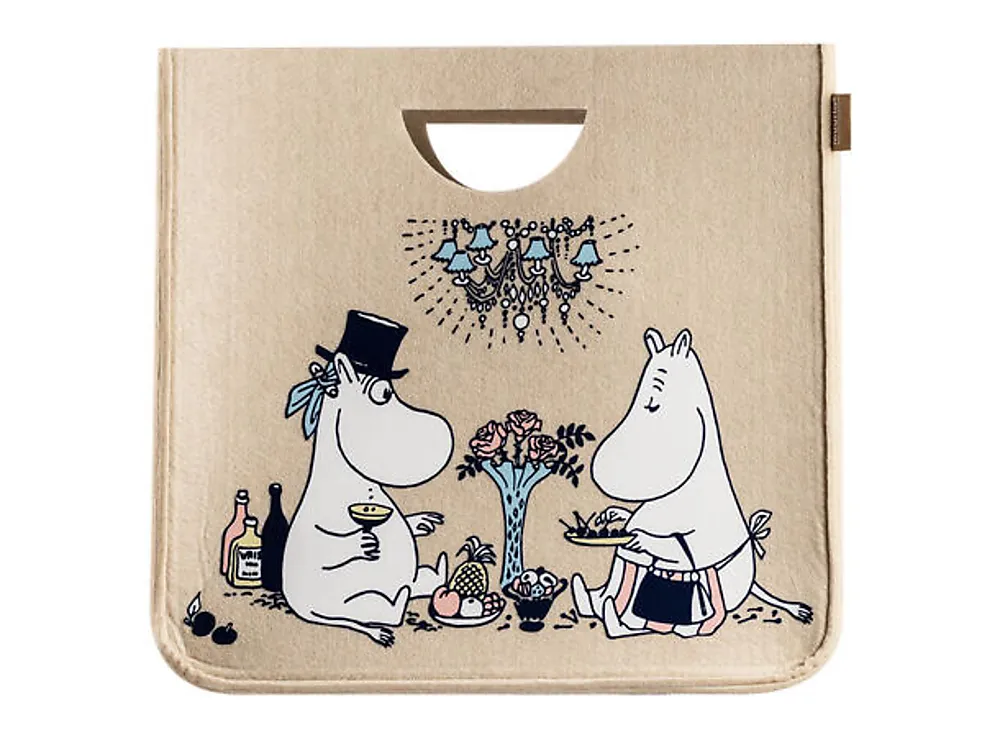 Oppbevaringskurv Mummi Klem Stor beige
