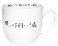 Krus Meg + kaffe =sant porselen 38cl