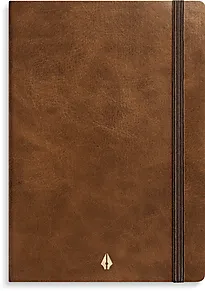 Notatbok BURDE Deluxe A6 cognac