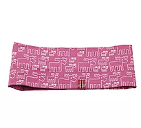 Pannebånd rosa elgdesign