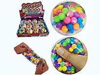 Knipeball med kuler 6,5 cm
