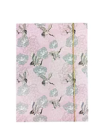 Strikkmappe Notis rosa A4