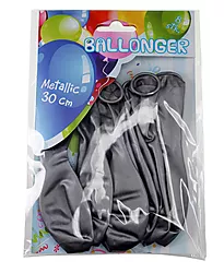 Ballonger metallic 8pk sølv