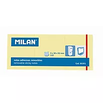 Sticky Notes MILAN 50x38mm 3x100 blad