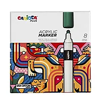 Akrylpenner Carioca Plus kunst 8pk