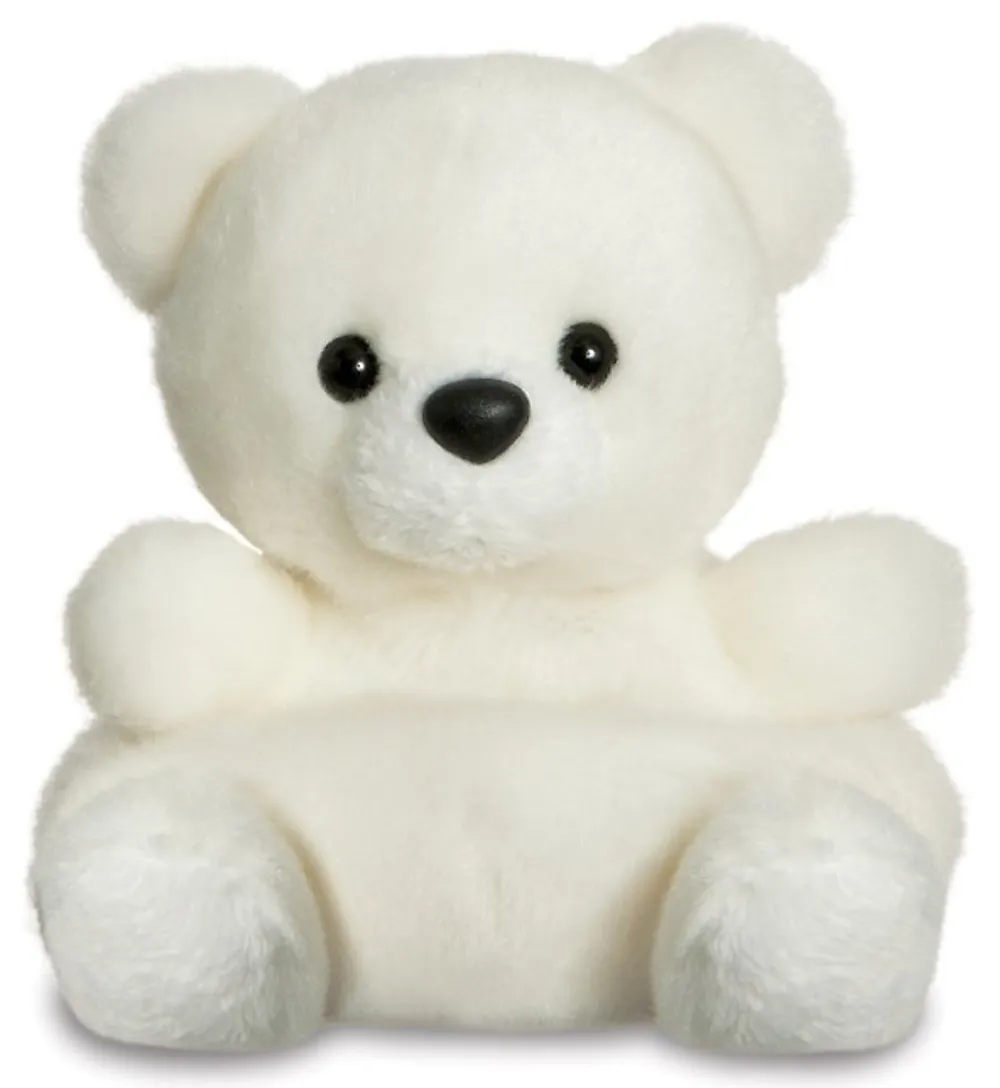 Bamse Palm Pals Snowy isbjørn 13cm