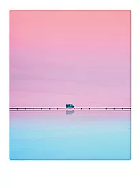 Plakat 30x40cm on the road