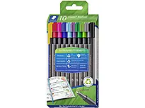 Fineliner STAEDTLER Triplus 0,3 ass (10)