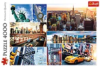 Puslespill 4000 Trefl New York collage