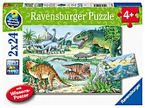 Puslespill 2x24 Dinosaurer og deres liv