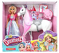 Dukke Dreameez prinsesse 29cm med hest