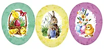 Pappegg Easter Party 15cm 3ass design