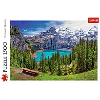 Puslespill 1500 Oeschinensjøen Sveits