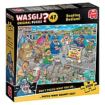 Puslespill 1000 Wasgij Boating Bedlam