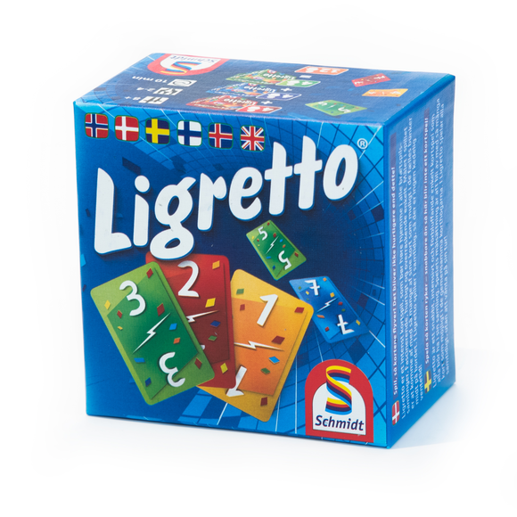 Ligretto blå – spill fra Ark