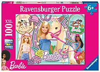 Puslespill 100 Barbie med hest