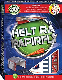 Hobbysett: bok og papirfly