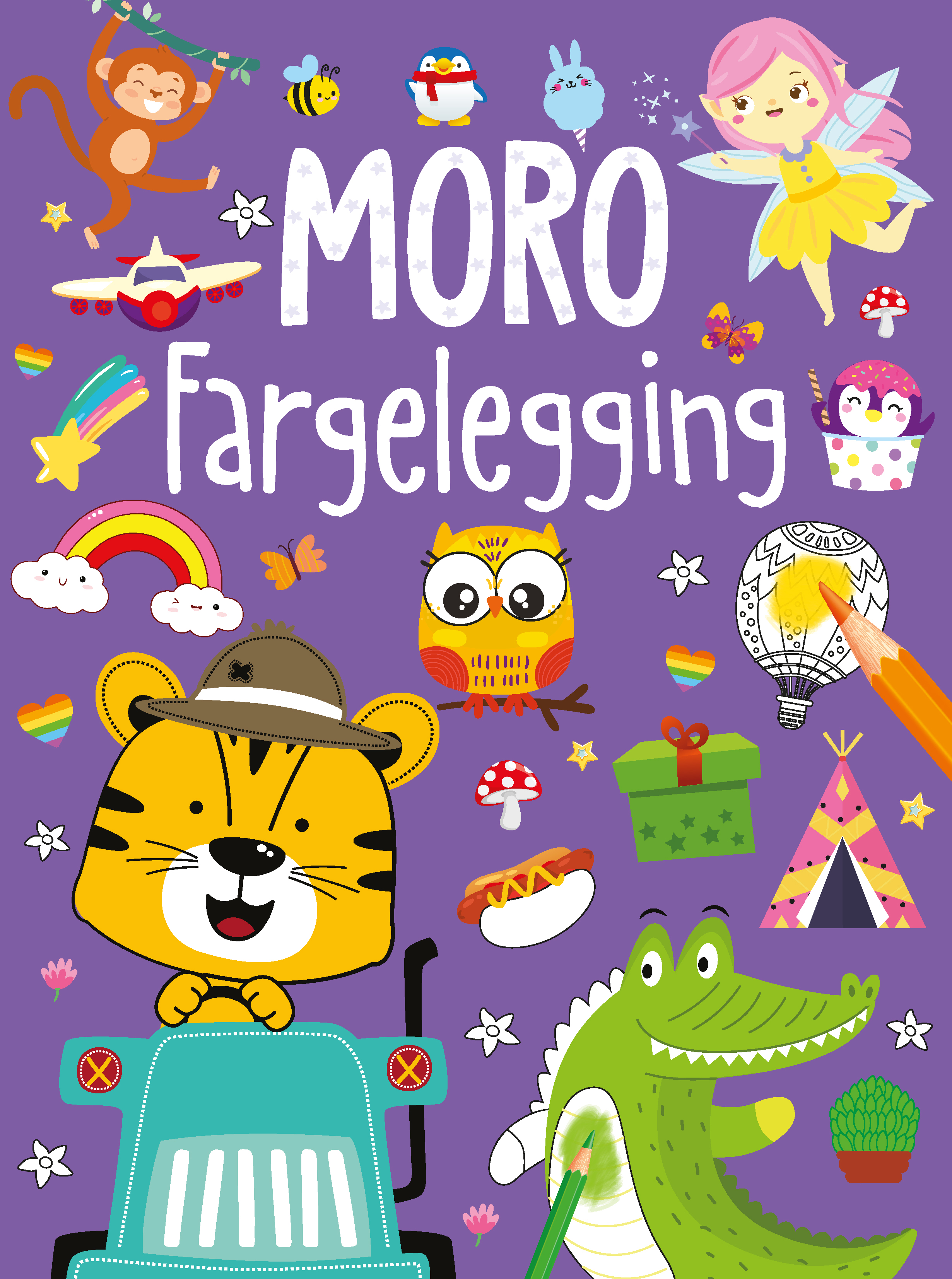 Malebok moro m/fargelegging