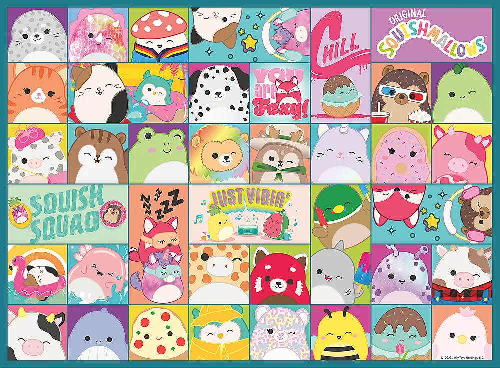 Puslespill 100 Squishmallows