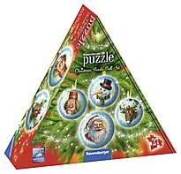 Puslespill 3D 27 Julekule 4-pk