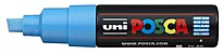 Paintmarker UNI Posca PC-8K lys blå