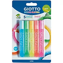Glitterlim Giotto neon 5 ass farger