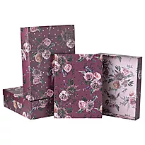 Gaveboks blushing rose 31,5x24x7cm lilll