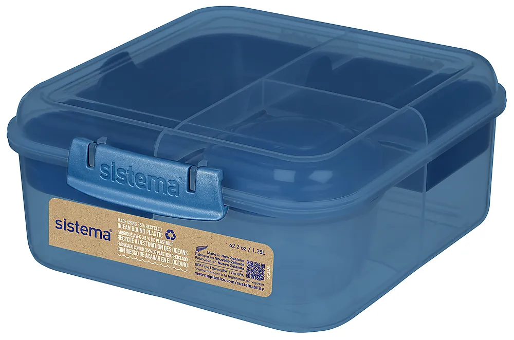 Matboks Bento kube To Go 1,25l OBPP assorterte farger