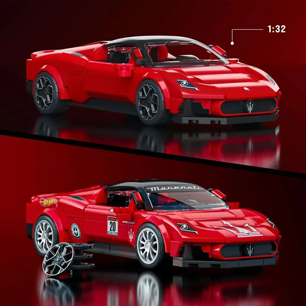 Byggesett HotWheels Speed Maserati MC20
