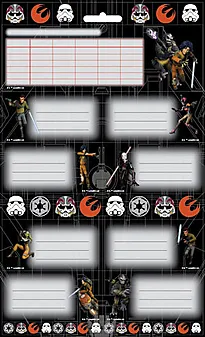 Boketikett STAR WARS (8)