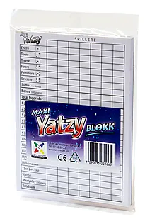 Maxi Yatzy blokk