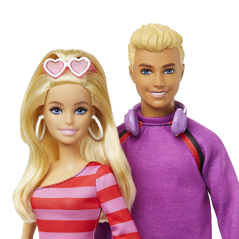 Dukke Barbie Fashionista Barbie&Ken 2pk