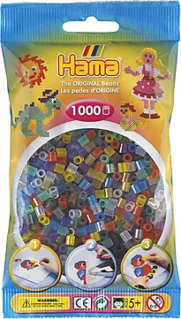 Perler Hama Midi 1000 stk fargemiks 53