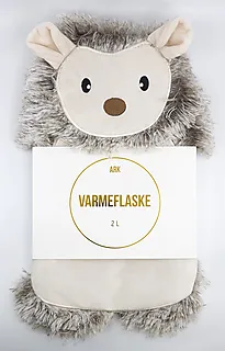 Varmeflaske ARK pinnsvinn brun