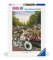 Puslespill 1000 Sykkel Amsterdam i våren